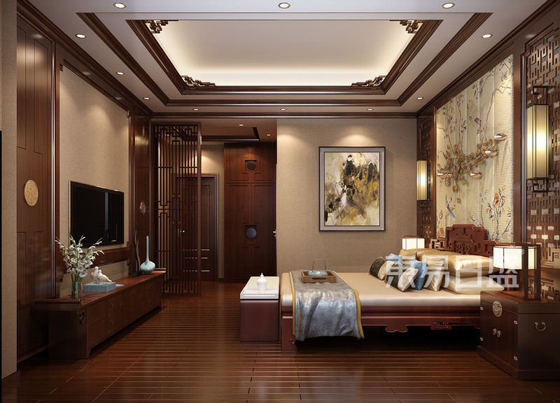 280平米中式古典风格卧室