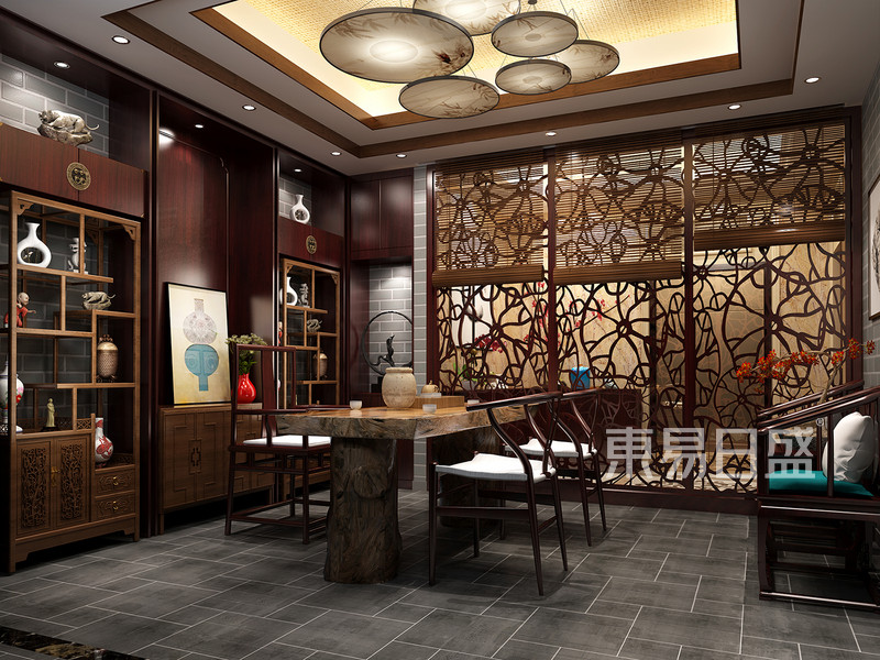 280平米中式古典风格茶室