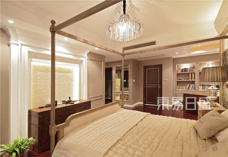 世茂湖滨-欧式风格-350平米卧室
