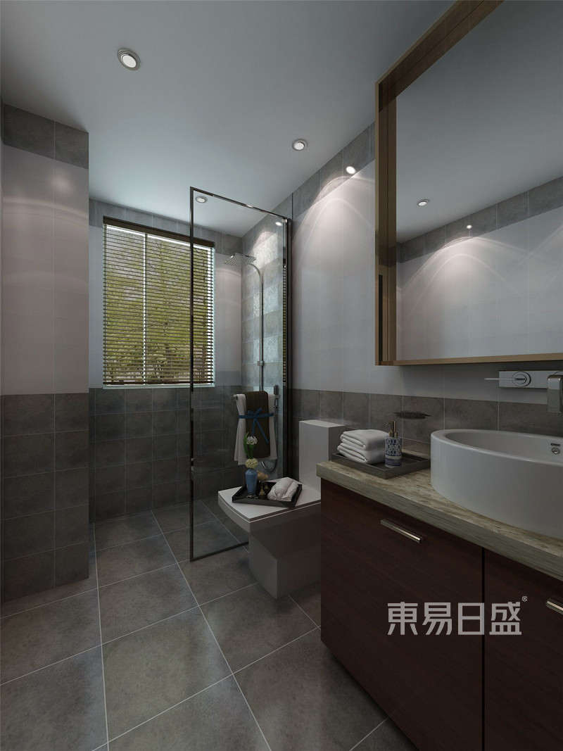新中式 - 雍景湾新中式风格卫生间装修效果图