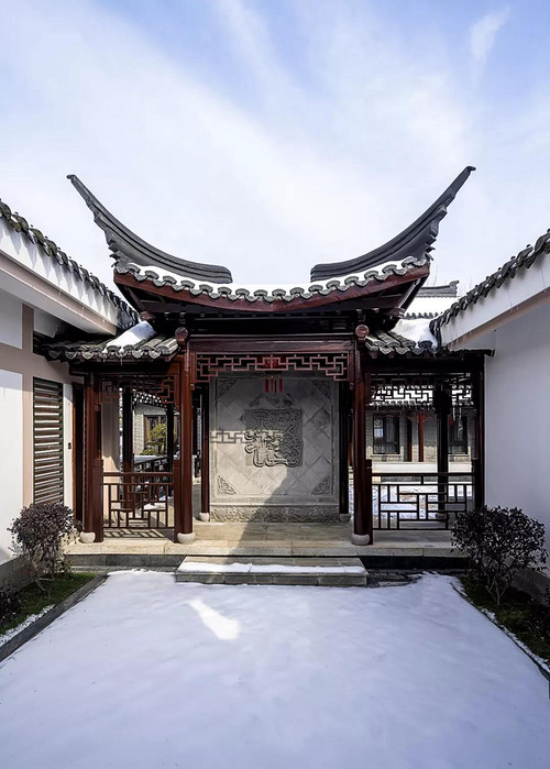 中国院子950平米新中式风格装修实景图