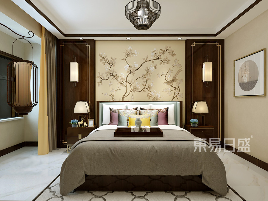 新中式风格卧室装修设计图片