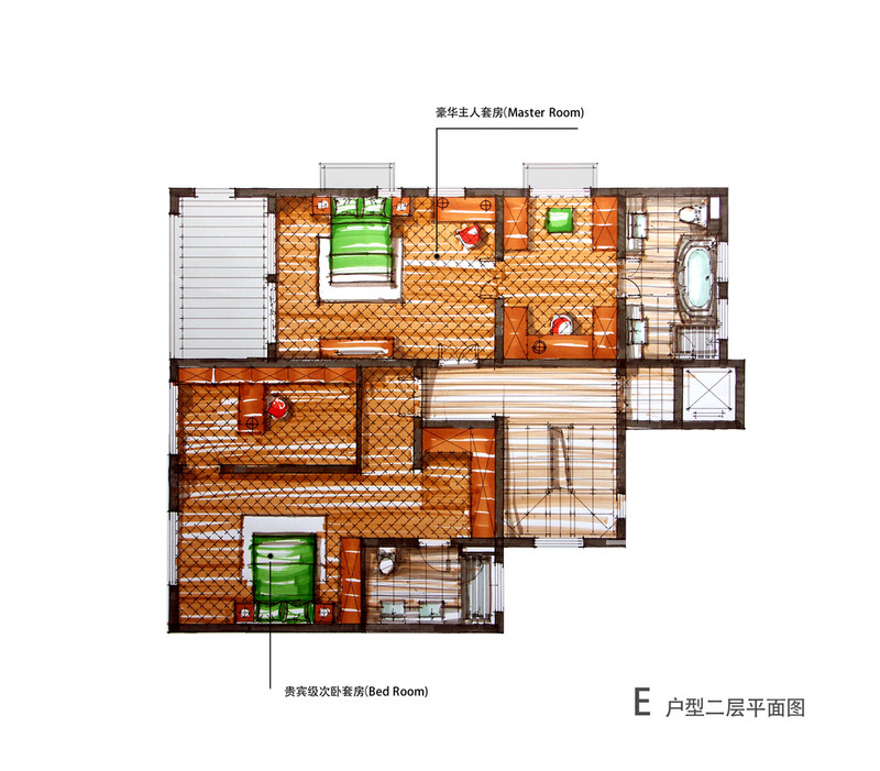 新中式 - 兰苑户型图