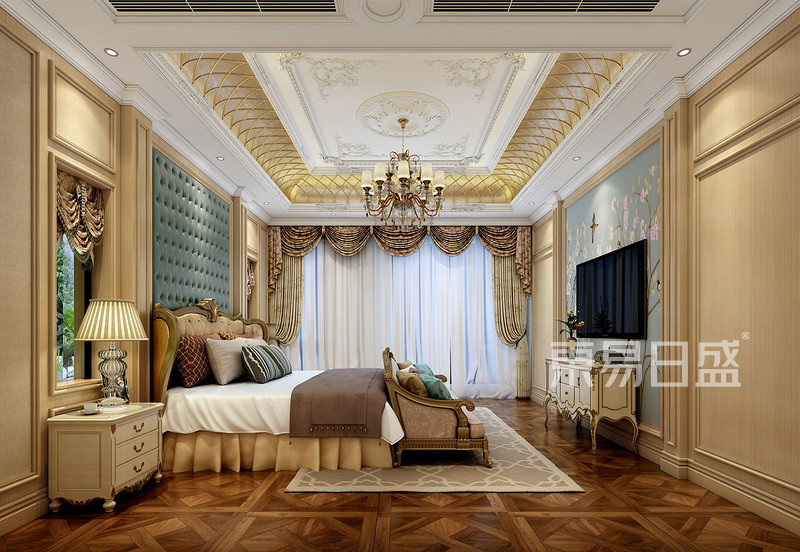 联排别墅欧式古典卧室装修效果图