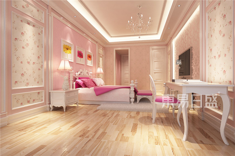 雅居乐欧式卧室装修设计