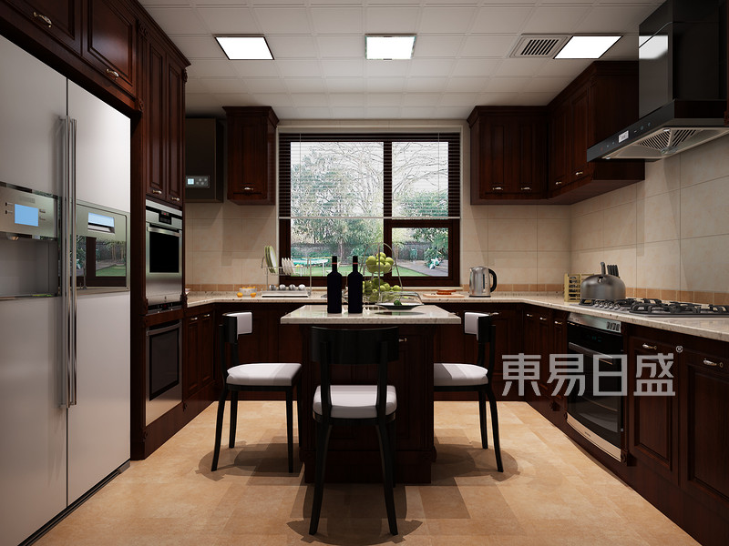 新中式风格厨房装修效果图
