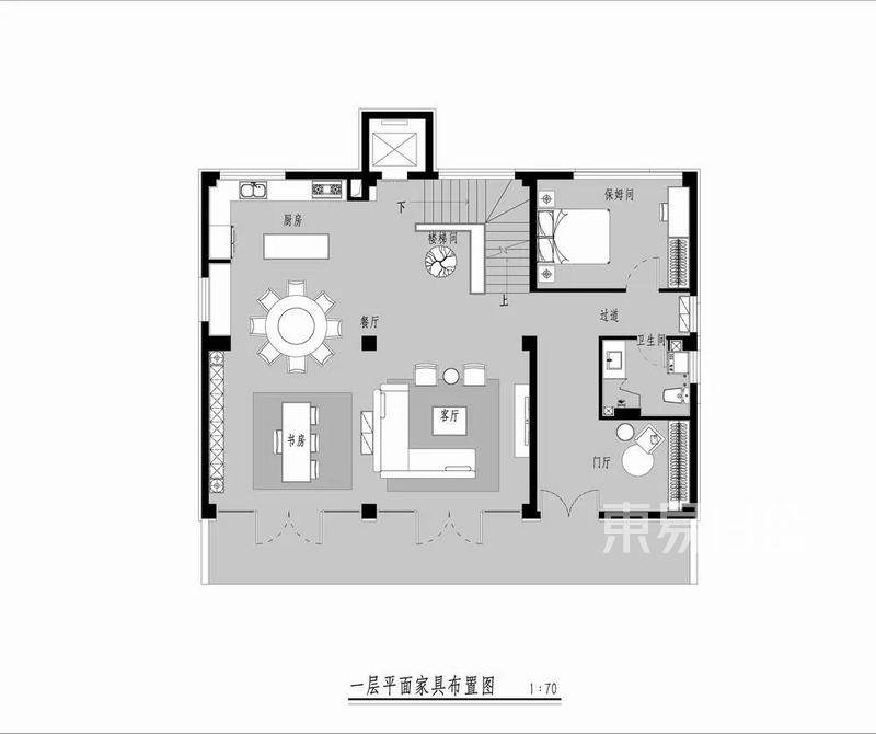 怀柔别墅-500平米现代简约-户型解析