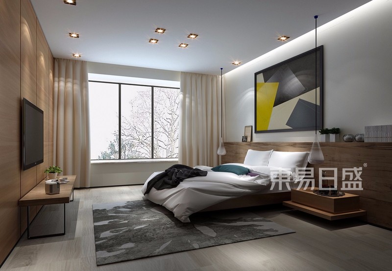 现代简约风格装修效果图—卧室