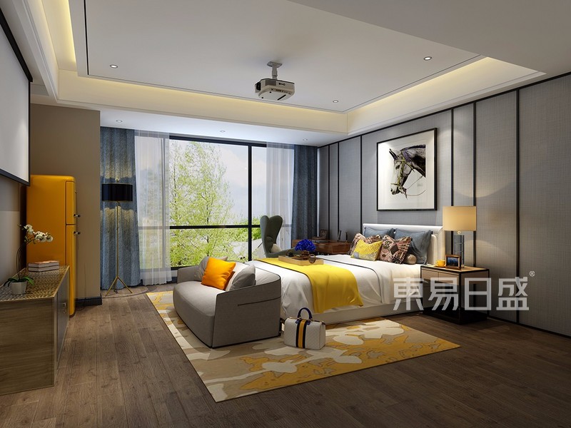 建发鹭洲国际-港式风格-200㎡ 卧室装修效果图