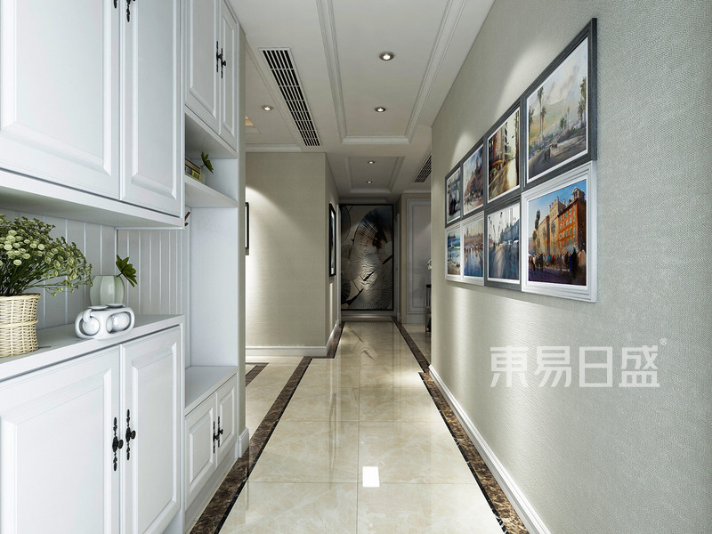 昆明汇泉西悦城90平米三室两厅简欧装修风格户型设计解析