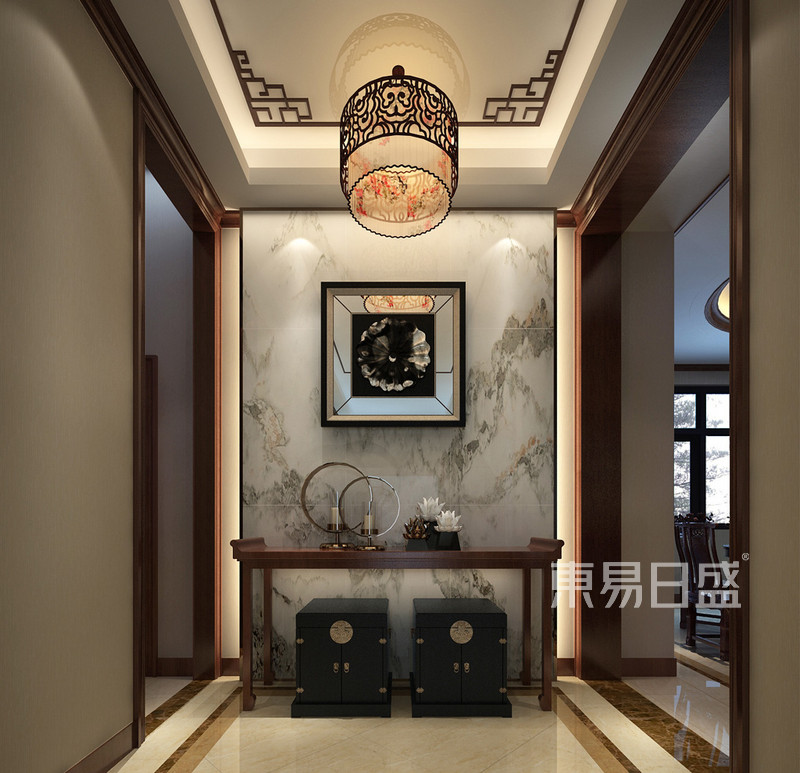 洪湖燕窝-新中式风格-365平米-别墅装修方案