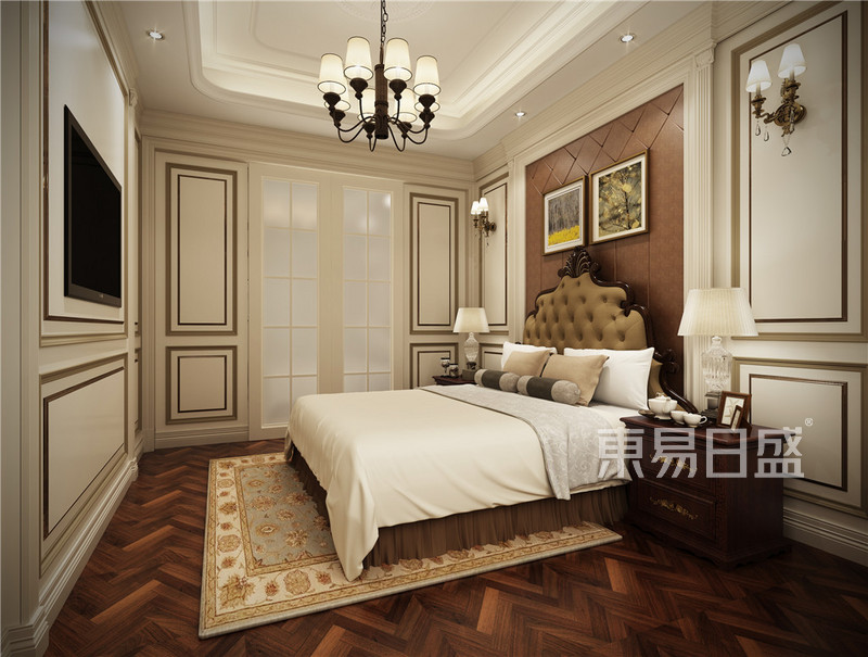 丰华悦园-380㎡-欧式古典风格-别墅-卧室(图9)