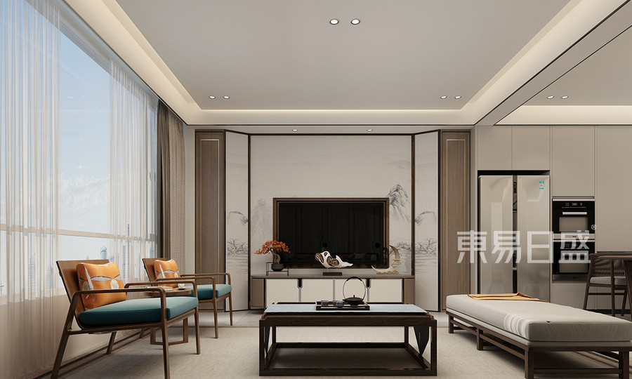 北京别墅客厅装修设计