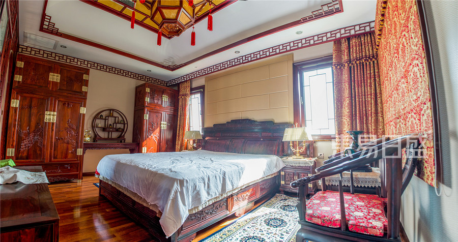 水木清华古典中式卧室装修效果图
