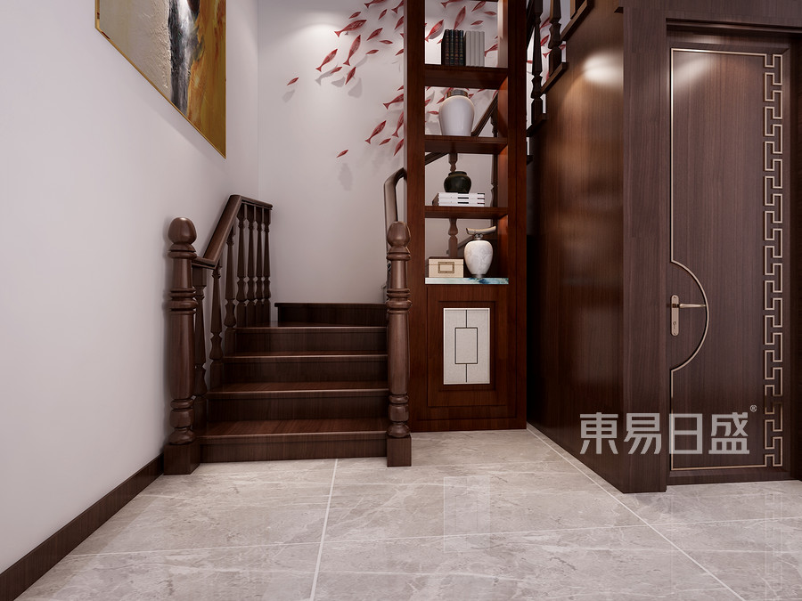 新中式风格楼梯扶手款式