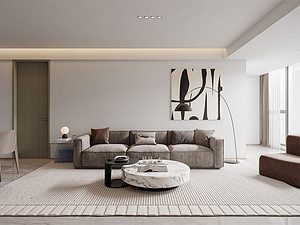 朝阳公园7号院137平米三居室现代简约装修风格效果图