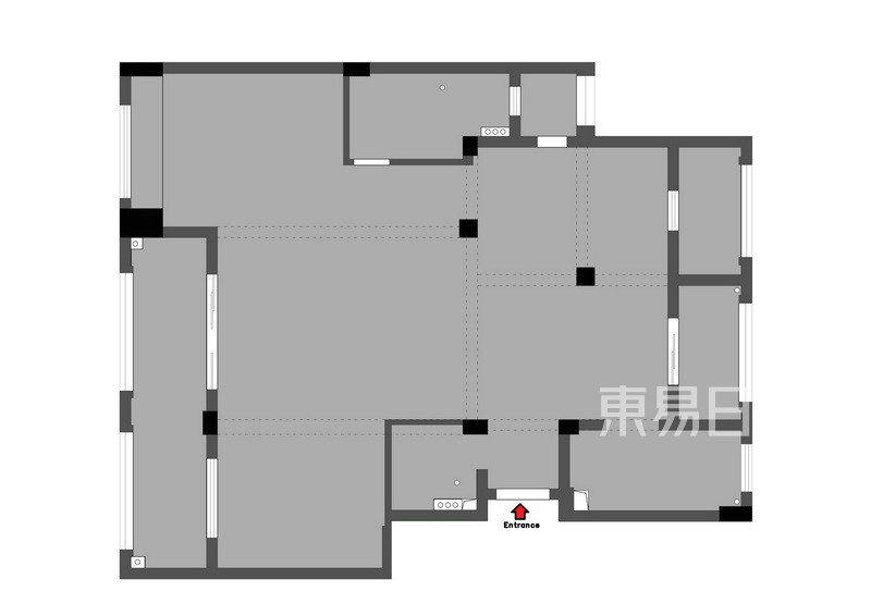 翡翠滨江-180平米-简美风格 四室两厅户型解析