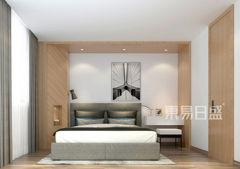 现代简约风格-卧室装修效果图