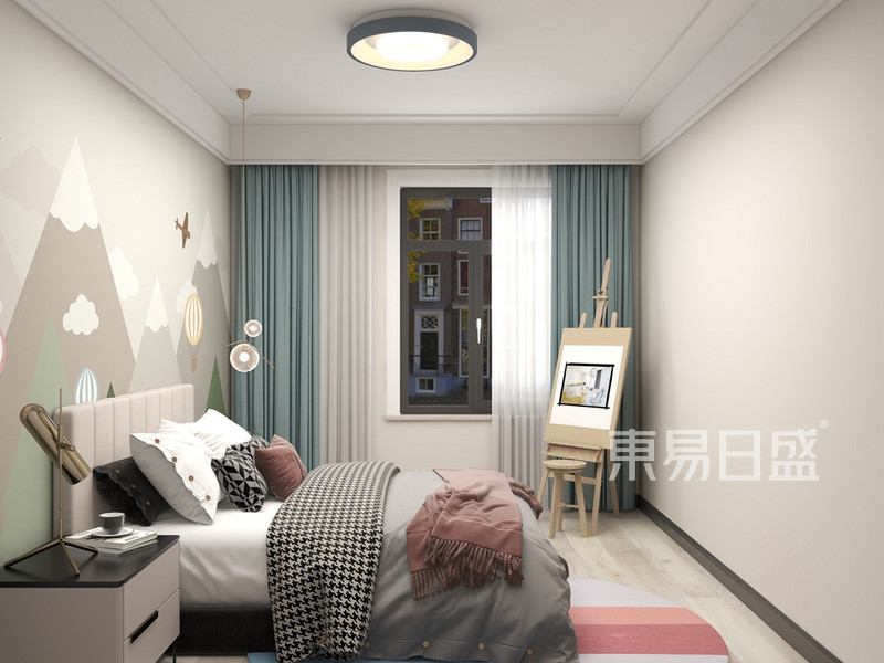 招商东城华府-143平米现代轻奢案例-卧室装修效果图