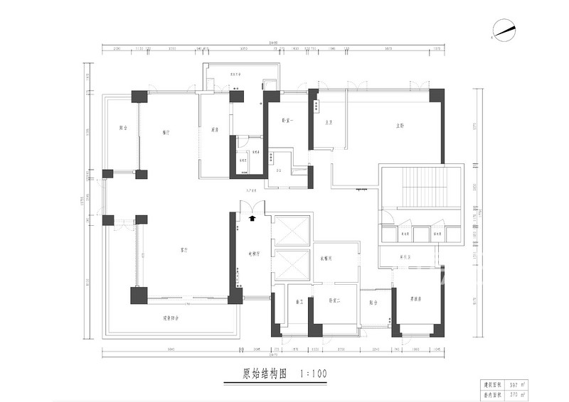 壹方玖誉 397平米别墅 轻奢风格设计案例户型解析