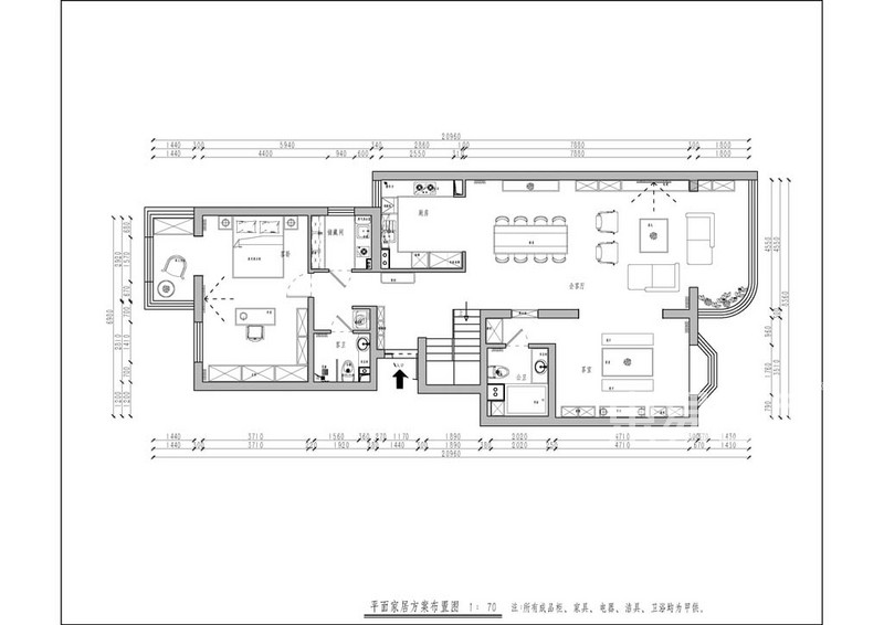 万泉新新家园-360平米复式-新中式风格-户型图