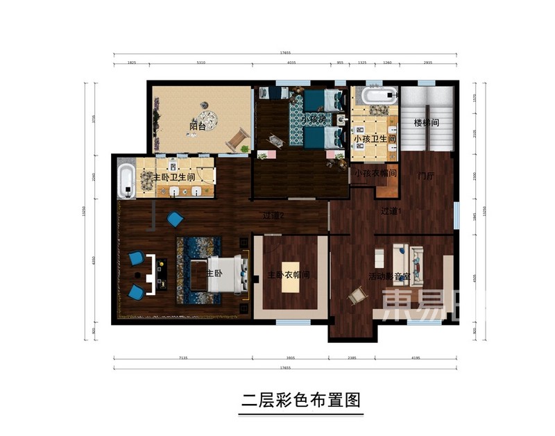 廊坊自建别墅-357.2平米-现代简约-户型解析