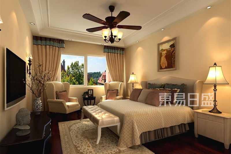 凤凰城别墅500平米欧式风格户型解析-卧室