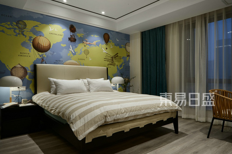 千禧城280平米现代轻奢风格四室两厅装修儿童房效果图