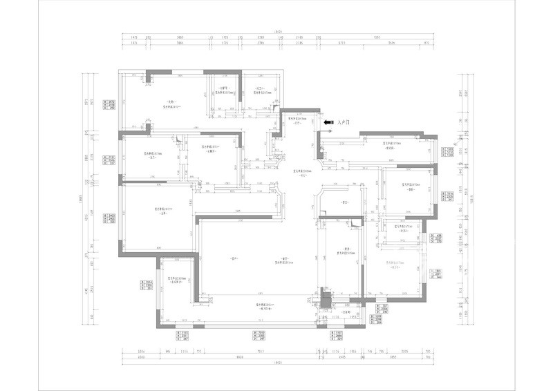 绿城新兴玉园 274㎡ 四室两厅装修设计 现代简约风格户型解析