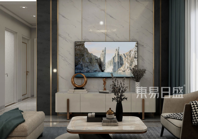 青林湾93平米三居室 现代轻奢风格户型解析