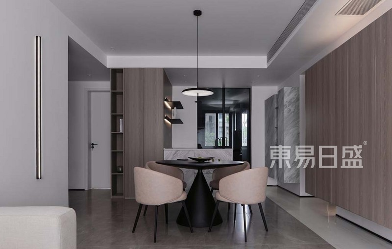 国风北京-125平米平层-现代主义风格-餐厅