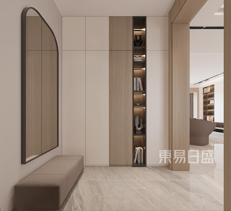 新世界卓铸207平现代简约风格四居室装修户型解析
