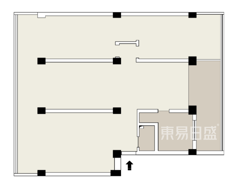 省博物馆家属院旧房翻新 145平米三居室现代简约装修效果图