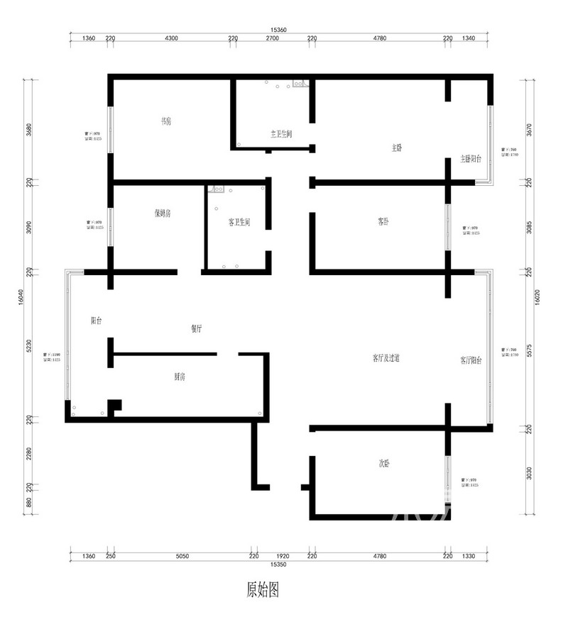 紫竹公寓-220平米-新中式-户型解析