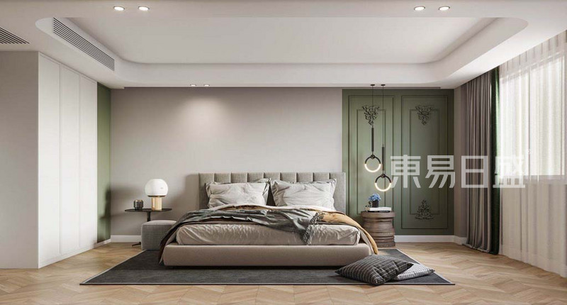 万泉新新家园-470平米复式-法式轻奢风格-卧室