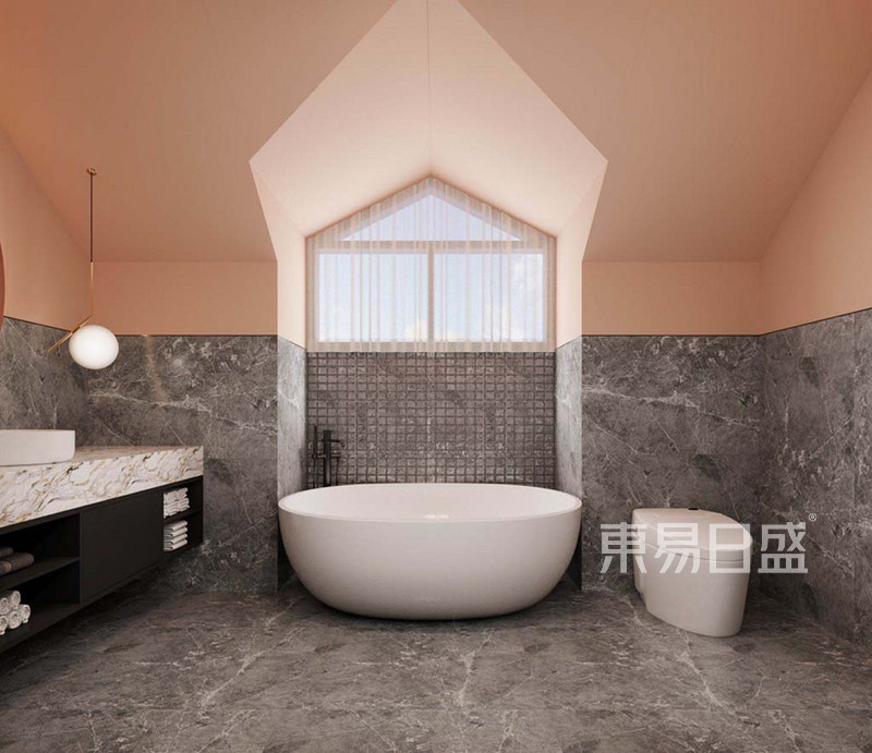 万泉新新家园-470平米复式-法式轻奢风格-卫生间