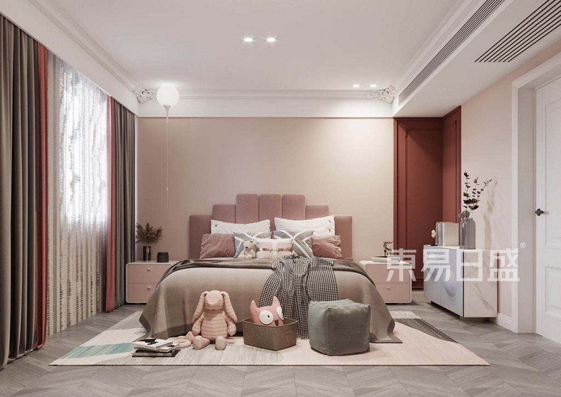万泉新新家园-470平米复式-法式轻奢风格-儿童房