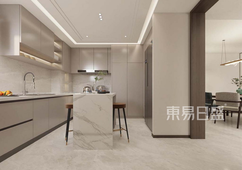 玉泉嘉园-118平米平层-新中式风格-厨房